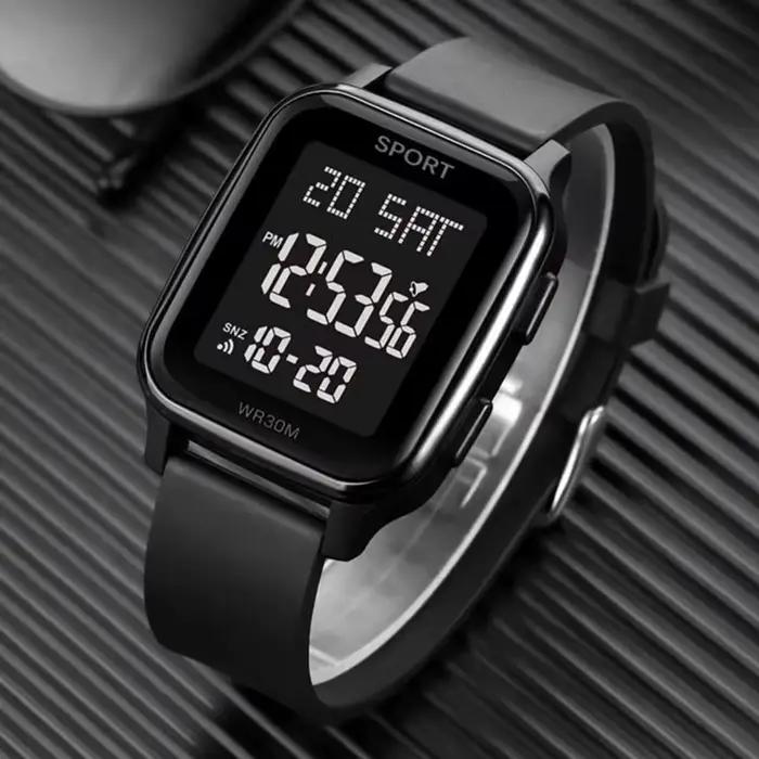 YIKAZE montre de sport pour hommes étanche multifonction montre électronique Ultra-mince hommes LED 