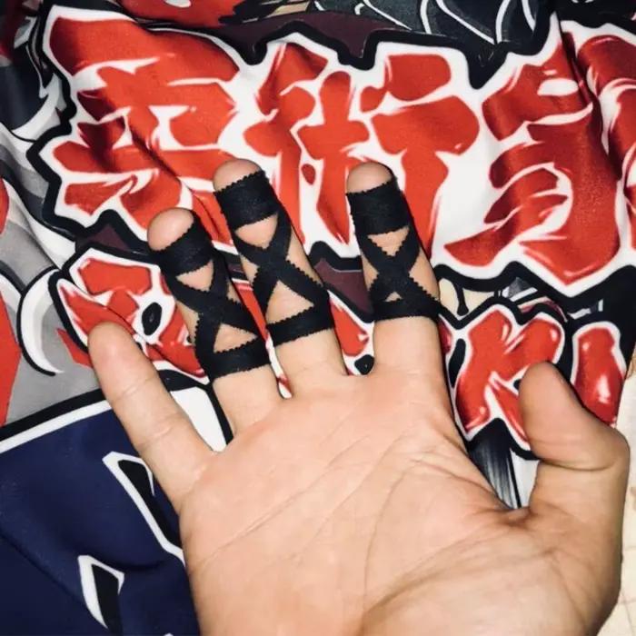 Bande de doigt pour BJJ, bandes Kinesiio, bande de sport jiu-jitsu, pansement auto-adhésif, accessoi