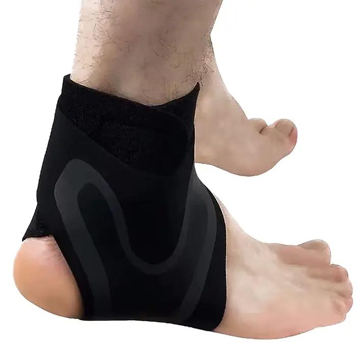 1 pièce Orthèse de cheville de sport à compression, Sangle de soutien pour soulagement des douleurs 