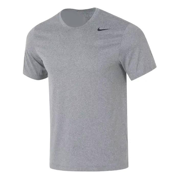 T-shirt Nike pour homme, ample, décontracté, sport, fitness, col rond, confortable, respirant, demi-