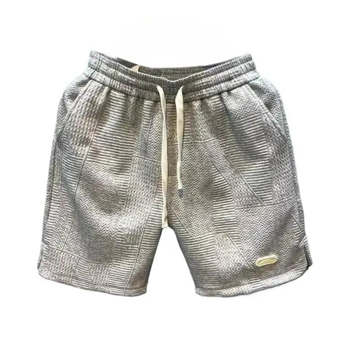 Short pour hommes été course décontracté Jogging Sport pantalon court lettre imprimer couleur unie c