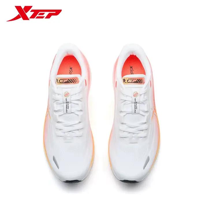 Xtep Tancheng-Chaussures de course professionnelles pour hommes, baskets en maille respirante, absor