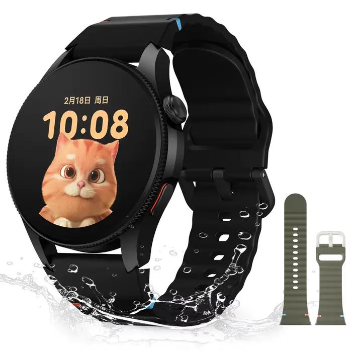 Montre intelligente Aurafit G12 : écran tactile 1,43" / Natation étanche 3ATM / GPS / Surveillance d