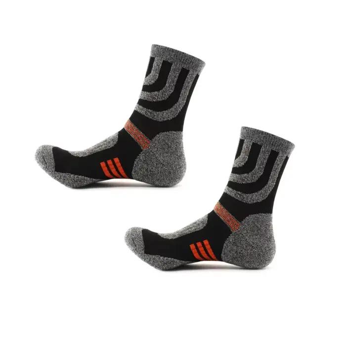 Hommes Anti Blister automne hiver Terry chaussettes Sports de plein air course cyclisme Marathon Cam