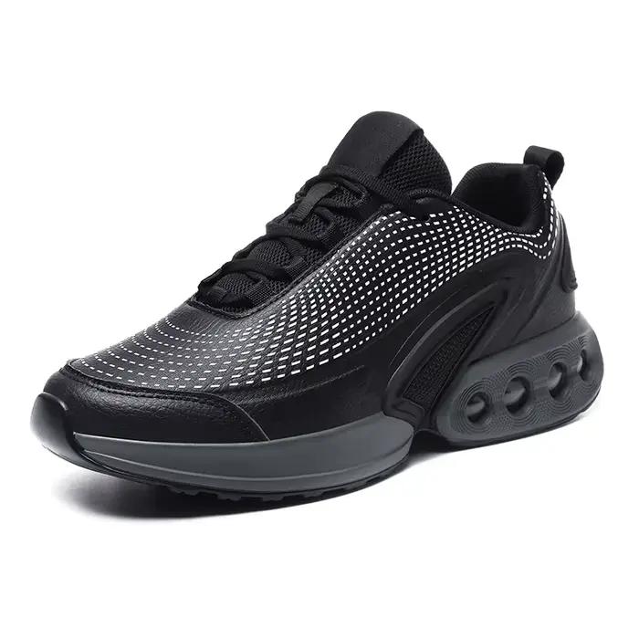 Chaussures de course en cuir PU pour hommes, baskets tendance, Design de luxe, confortables, à couss