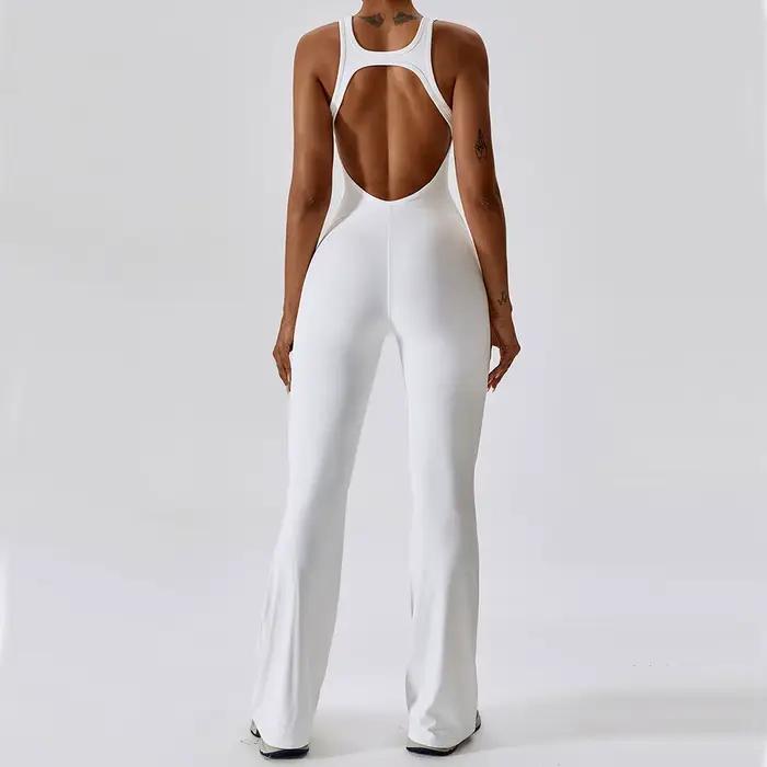 Ensemble de gymnastique femmes formation Yoga costume vêtements de sport femmes 1 pièces combinaison