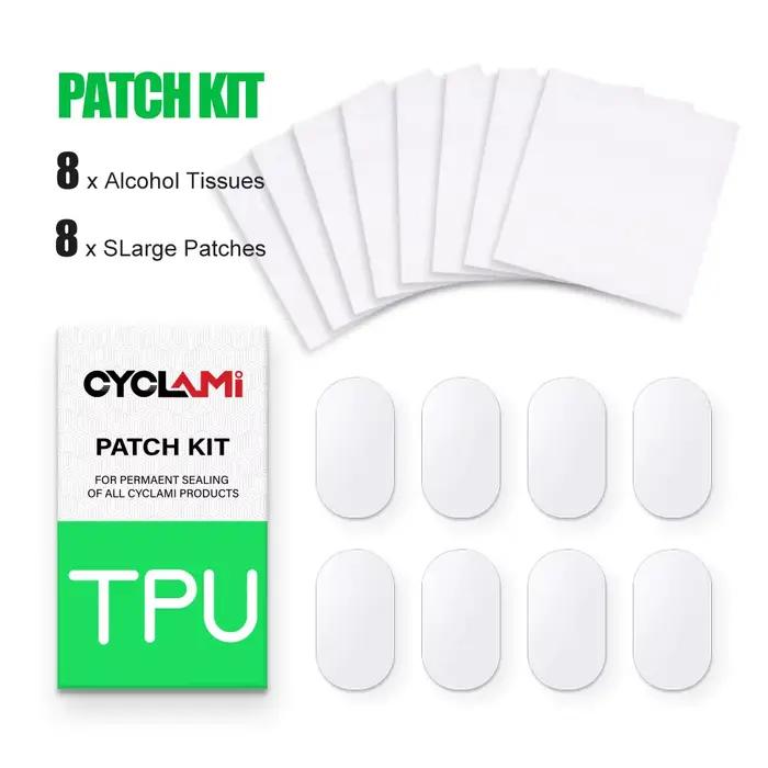 CYCLami Bike Tube Intérieur Pneu Patch Outils De Réparation Kit 8 Pièces Route VTT Pliant Vélo TPU M