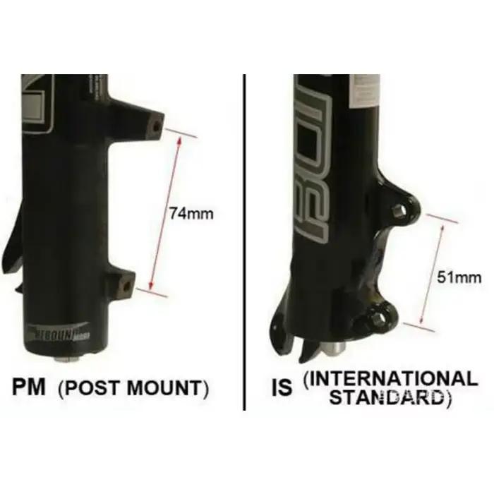 PM/IS adaptateur de frein à disque de vélo 180mm 203mm adaptateur de Rotor de vélo route VTT étrier 