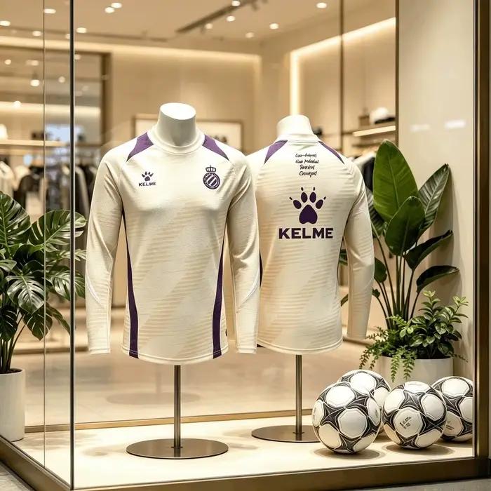 T-shirt de sport KELME pour homme – Nouveau pull à manches longues et col rond pour l'entraînement d
