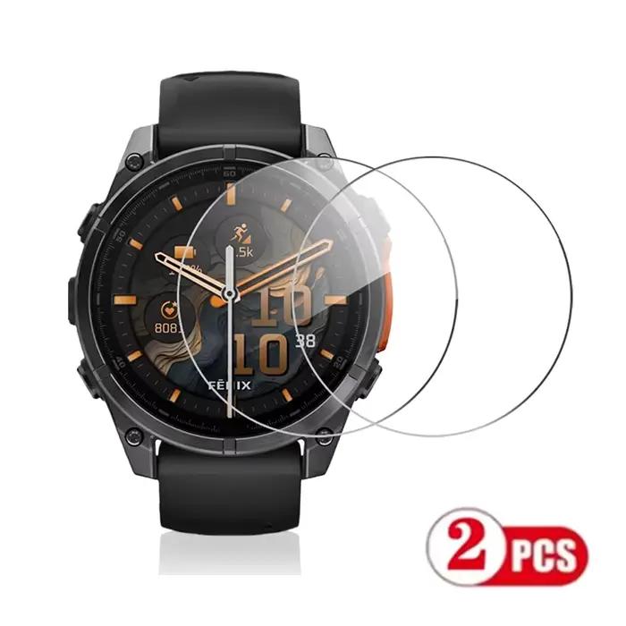 Verre trempé HD pour montres intelligentes Garmin Fenix 8/7/7S/7X/6/6S/6X/5/5S/5X Forerunner 45 245 
