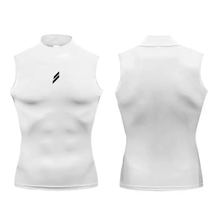 Chemise de Compression d'été pour hommes, débardeur de gymnastique, vêtements de Fitness musculaire,