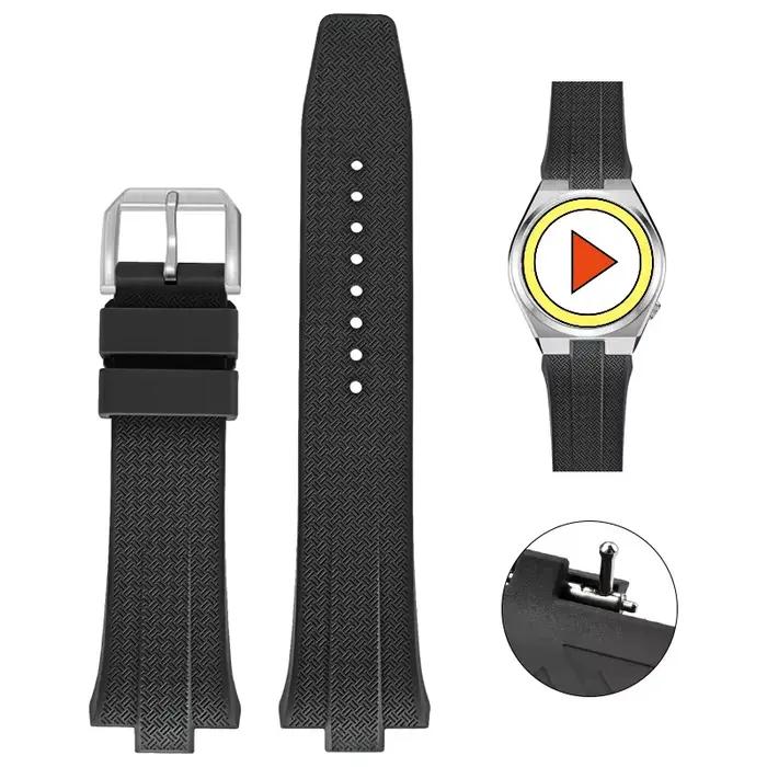 FKM Bracelet de montre en caoutchouc fluoré pour Citizen TSUYOSA Collection NJ0150 NJ0151ME bracelet