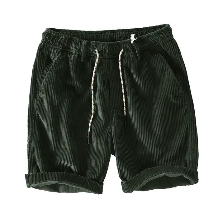 Shorts de sport d'été pour hommes, shorts décontractés d'été pour hommes, couleur unie, coupe droite