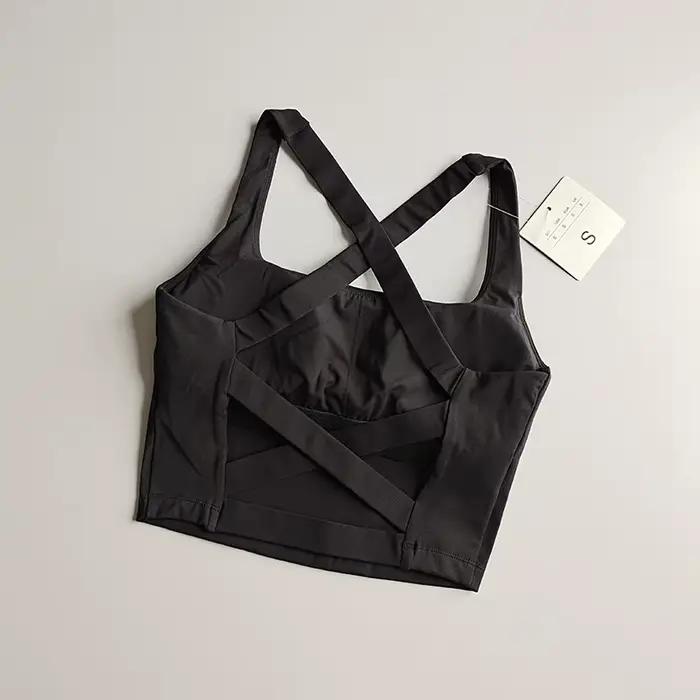 Soutien-gorge de sport sans couture soutien-gorge de sport sans couture Sexy Yoga haut de fitness sp