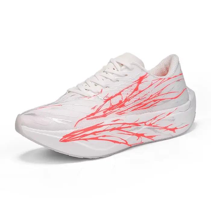 Chaussures de course pour hommes et femmes, respirantes, à semelle épaisse, absorbant les chocs, cha