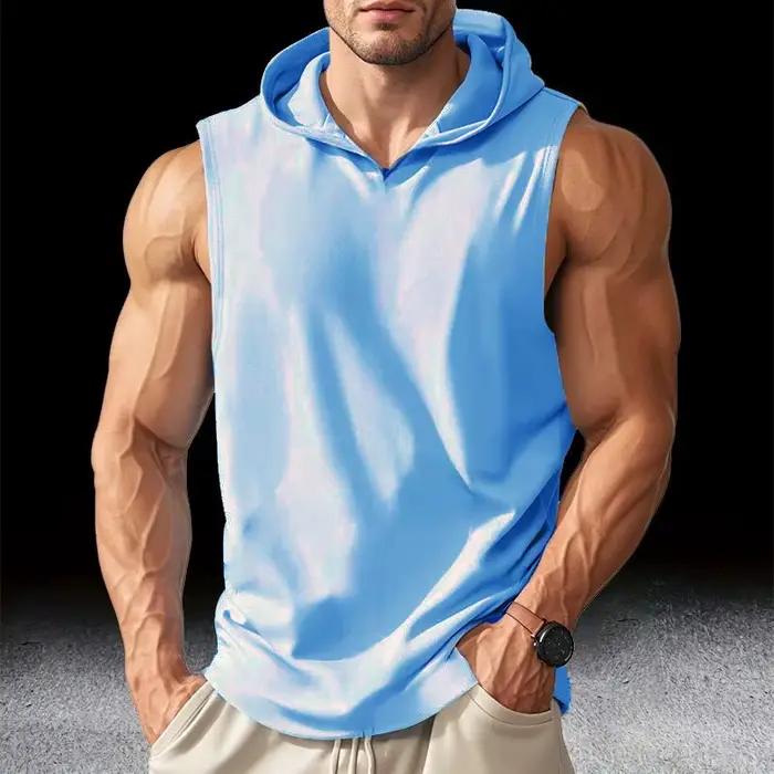 Débardeur de course sans manches pour hommes, T-shirt de Sport, Fitness, entraînement, vêtements de 