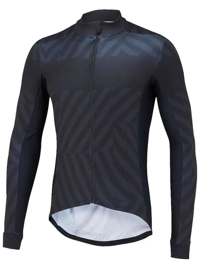 Vêtements de cyclisme à manches longues pour hommes, maillot imbibé, extérieur, équitation, vélo, pa