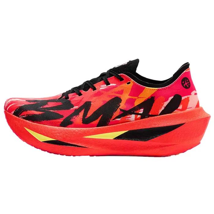 BMAI Man Cushion Breathable 20km pour hommes, baskets de marathon avec plaque en carbone, chaussures