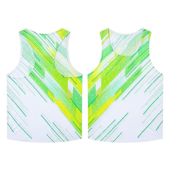 Débardeur longue Distance pour hommes, chemise sans manches, gilet en maille à séchage rapide, adapt