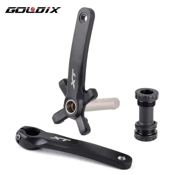 XT – pédalier de vélo en alliage d'aluminium, 104BCD, 170mm, 175mm, noir, rond, ovale, 32T, 34T, 36T