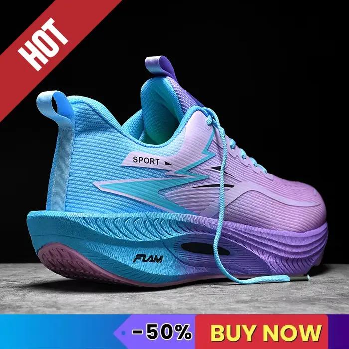 Chaussures de course de sport hommes baskets Marathon respirant confortable marque tendance femmes a