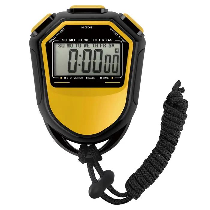 Chronomètre numérique étanche avec sangle pour la natation, la course, l'entraînement de football, l