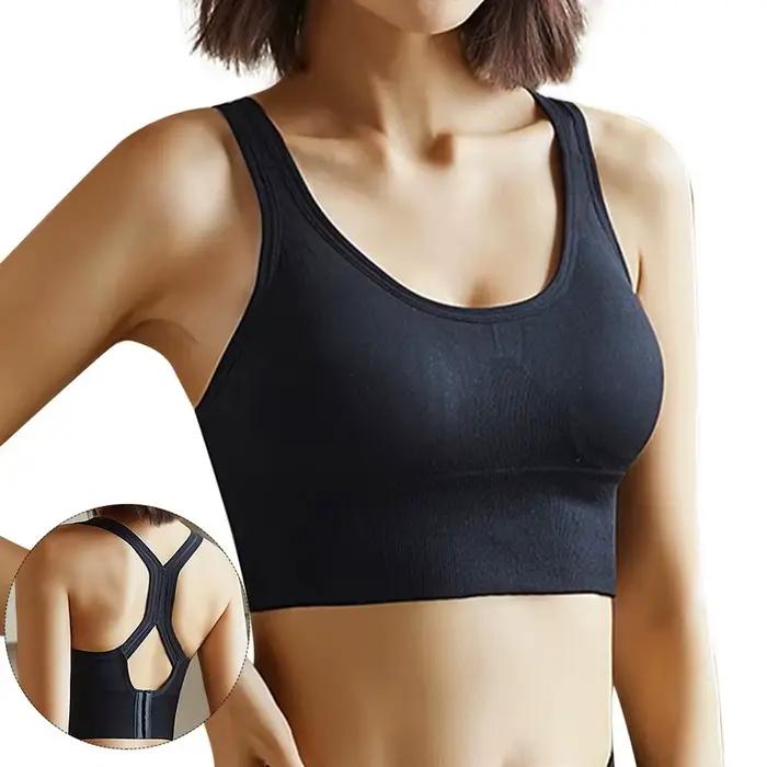 Soutien-gorge de sport sans fil pour femmes, sous-vêtements Sexy, Bralette sans couture avec coussin
