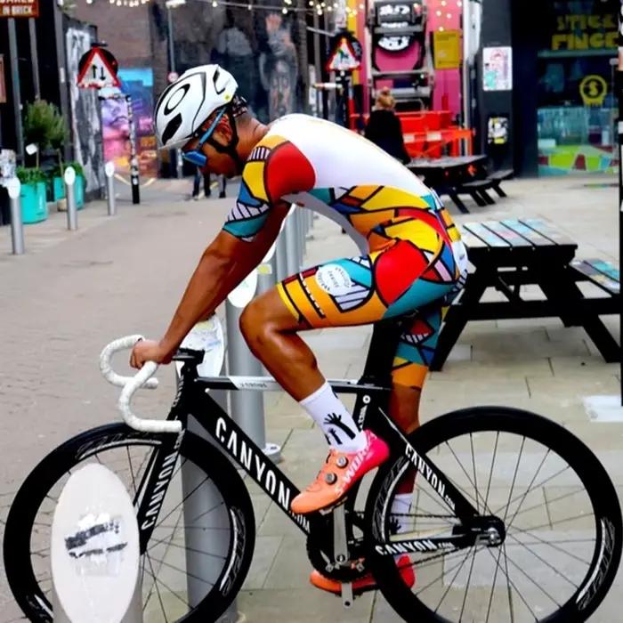 Combinaison de vélo de route pour hommes, vêtements de résilience, TriDuvet Suits, Vêtements de subv