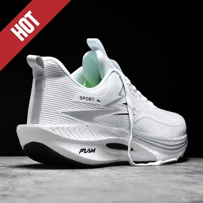 Hommes chaussures de course de sport Marathon coussin d'air respirant léger confortable femmes en pl