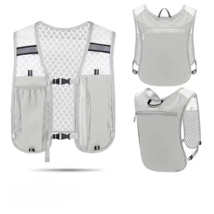 Gilet d'hydratation pour la course à pied pour femmes et hommes, résistant à l'eau, respirant, sac à