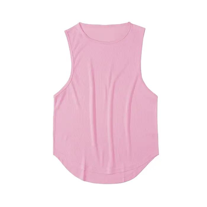 T-Shirt de sport sans manches pour hommes, débardeur respirant à séchage rapide pour la course à pie