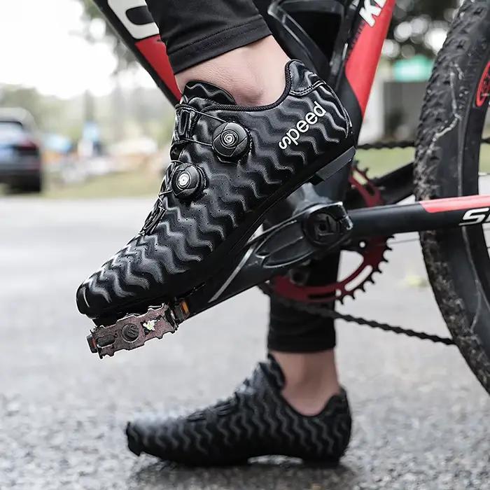 Chaussures de cyclisme professionnelles pour hommes et femmes, chaussures de compétition de cyclisme