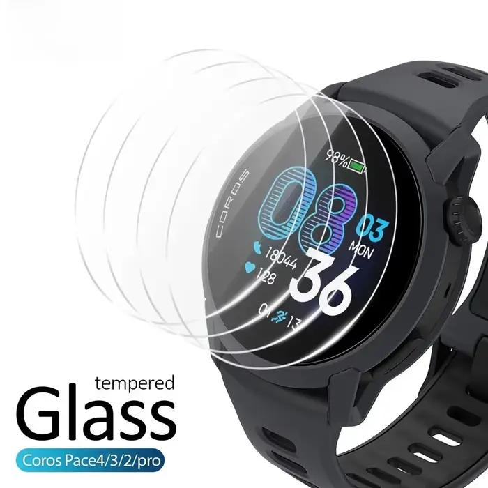 3 pièces 2.5D HD verre clair pour Coros Pace 4 Smartwatch 9H verre trempé protecteur d'écran résista