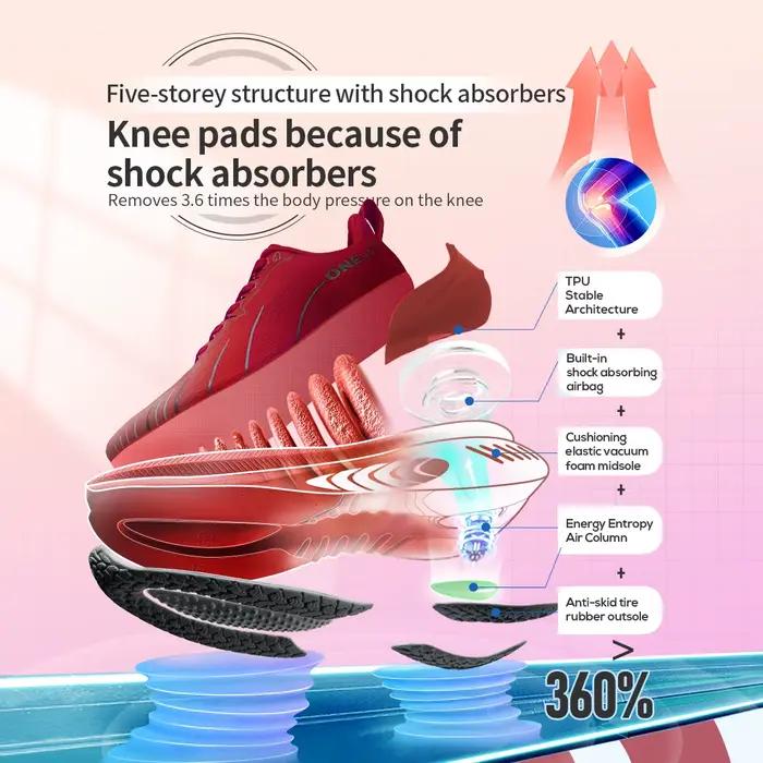 ONEMIX-Chaussures de course à lacets pour hommes, baskets d'athlétisme, de sport, d'extérieur