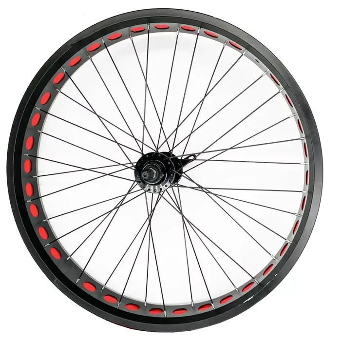 TAOZIK-Moyeu de roue de vélo en alliage d'aluminium chromé, 26mm, 20mm, 190mm, 135mm, 36H, 4 rouleme