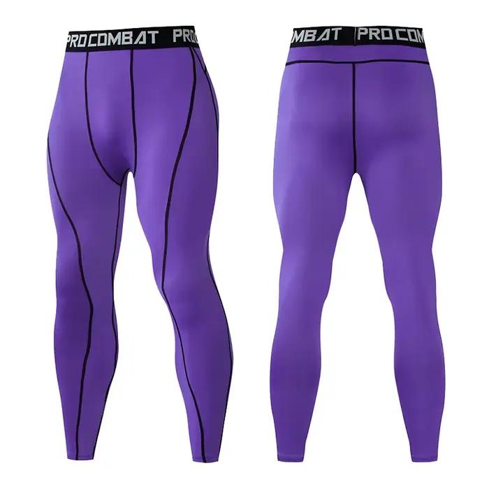 Shorts de course pour hommes, leggings de sport, pantalons de compression, pantalons longs de joggin