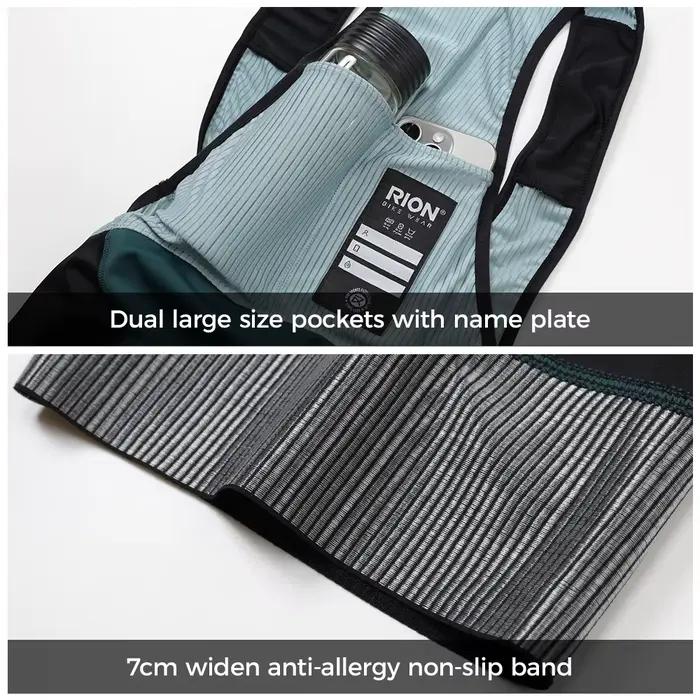 RION – cuissard à bretelles pour hommes, vêtements de vélo, collants pour Sports de plein air, couss