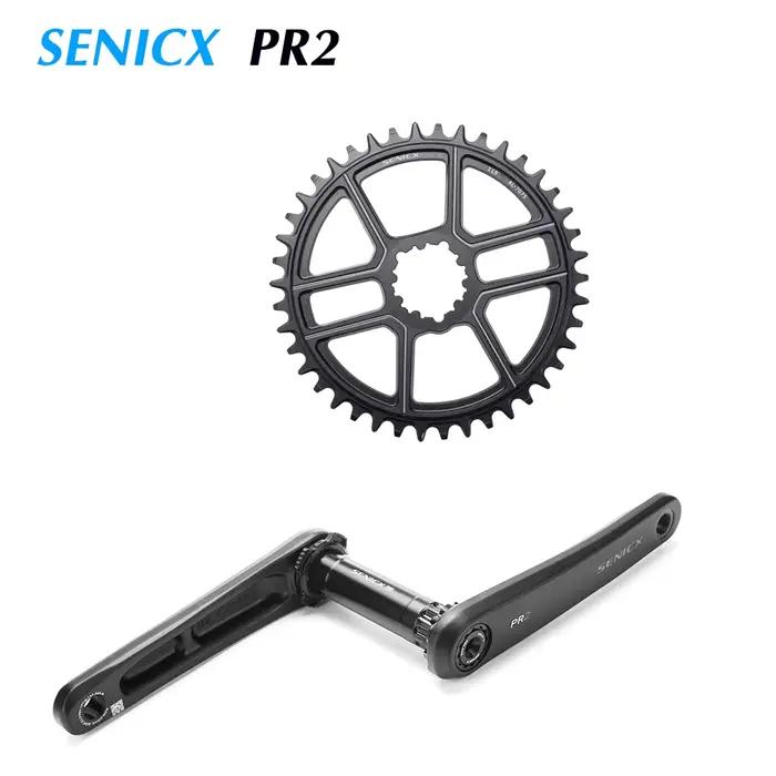 SENICX PR2 pédalier de vélo de gravier 40T/42T/44T plateau 165mm 170mm 175mm manivelle 10/11S vitess