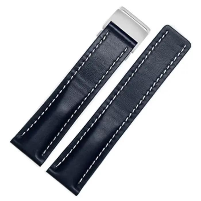 Bracelet de montre en cuir véritable italien pour Breitling Premier B01 Colt Chronograph Avenger AVI