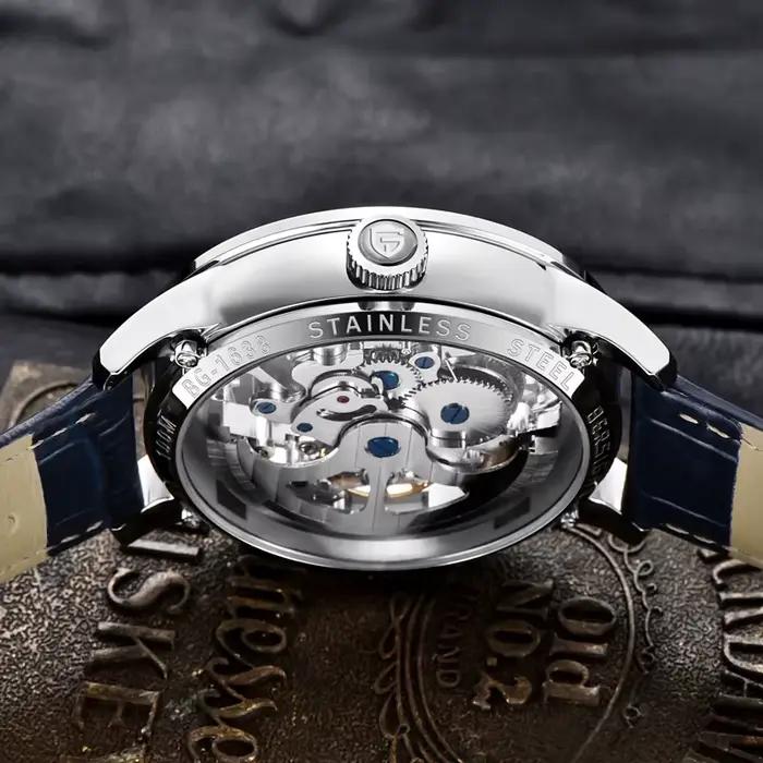 PAGANI DESIGN 2026 Nouvelle Montre Mécanique Squelette pour Homme, Montre Automatique de Luxe Haut d