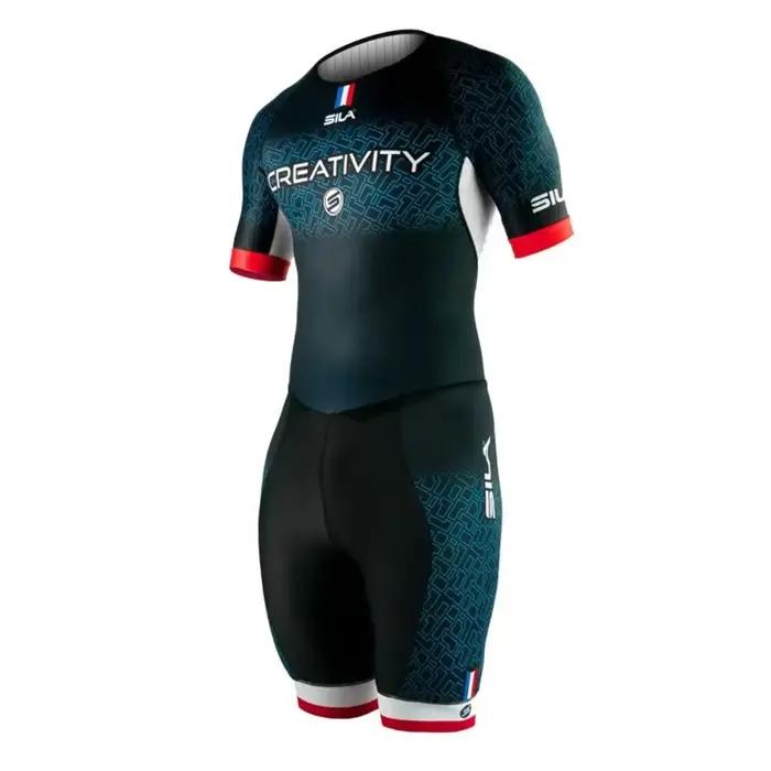 Sila hommes Tri costumes vêtements de course athlète professionnel Triathlètes formation ou compétit