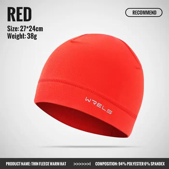 WRELS hiver thermique course sport chapeaux pour hommes doux coupe-vent bonnet chapeau randonnée cyc