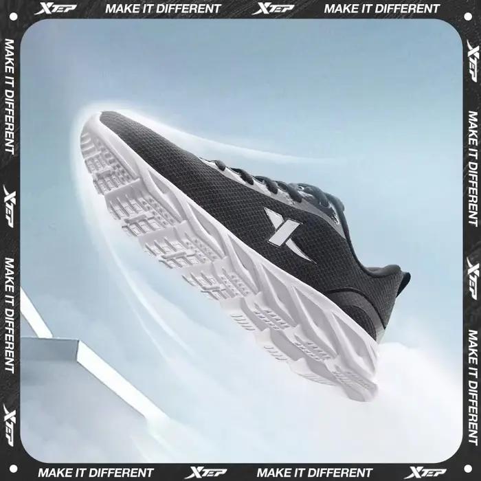 Xtep-Chaussures de course légères et respirantes pour homme, baskets de sport, de jogging, anti-baum