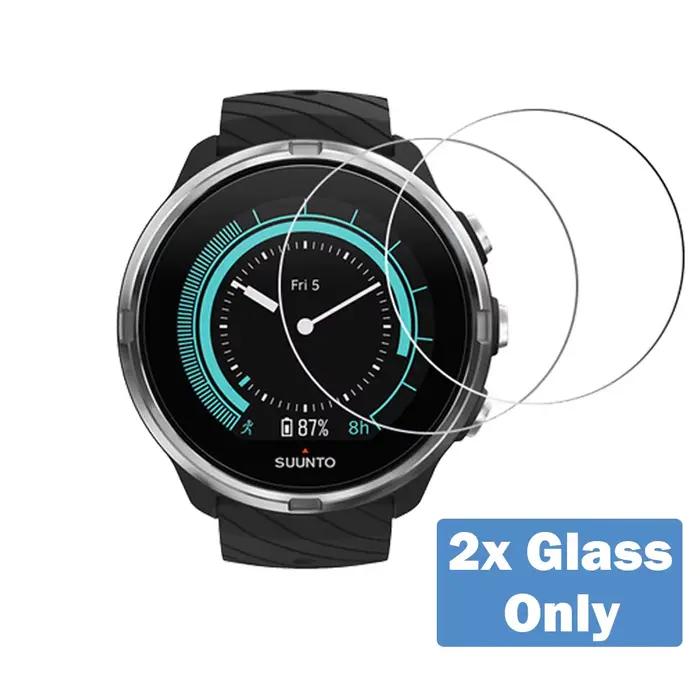 2 + 1 étui de Protection + Film en verre trempé pour montre intelligente Suunto 9 coque de Protectio