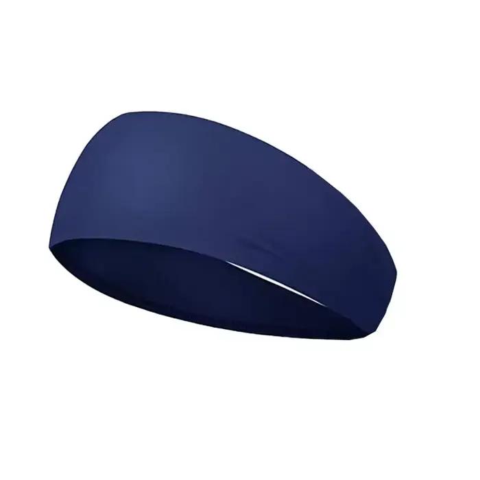 Bandeaux de sport couleur unie élastique antidérapant séchage rapide entraînement Fitness Yoga unise