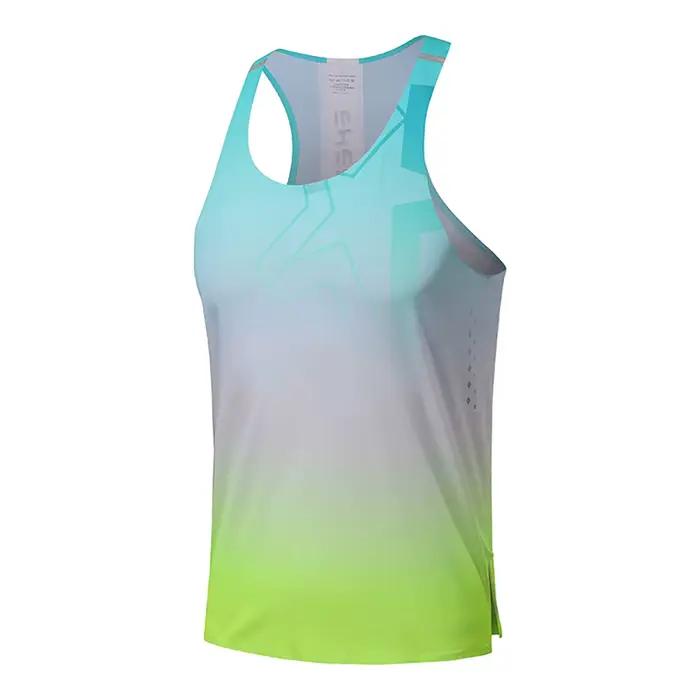Débardeur de course Marathon pour hommes, gilet d'été sans manches, ample, col rond, vêtements d'ath
