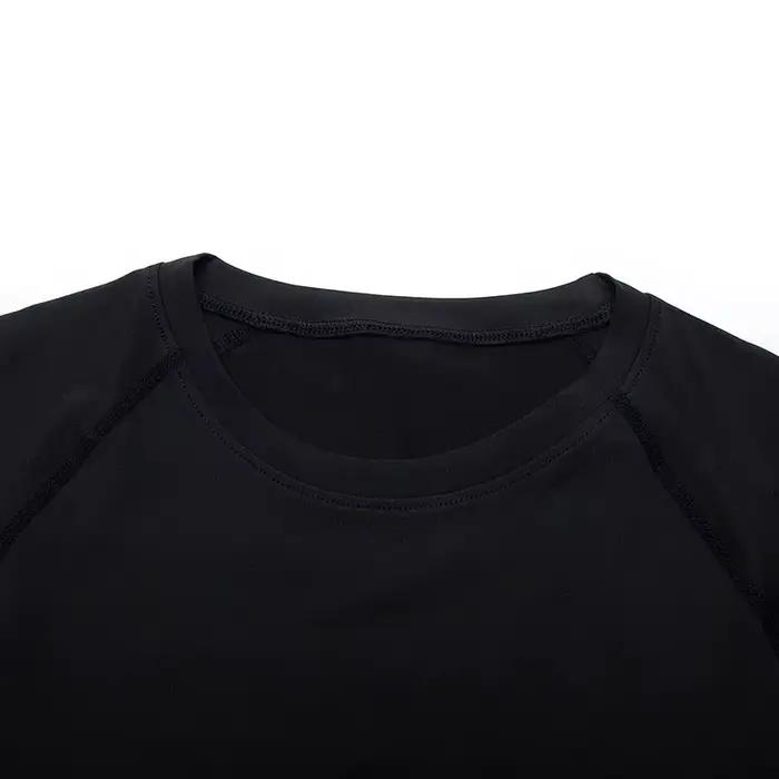 T-shirt à manches courtes de Compression pour hommes, Fitness, course à pied, basket-ball, vêtements