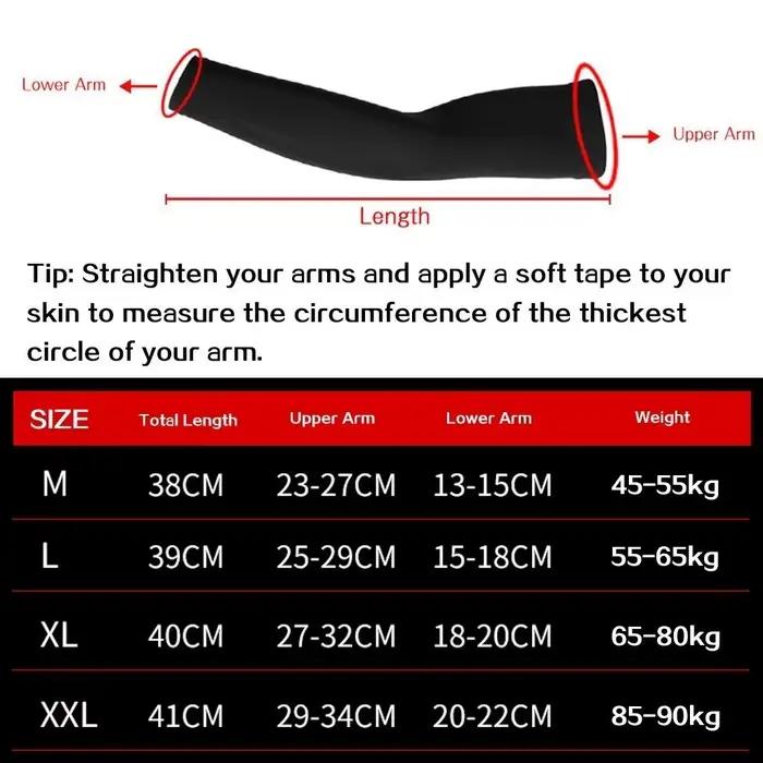 WOSWEIR-Manchons de compression pour bras de sport, chauffe-bras, protection UV, bandes de protectio