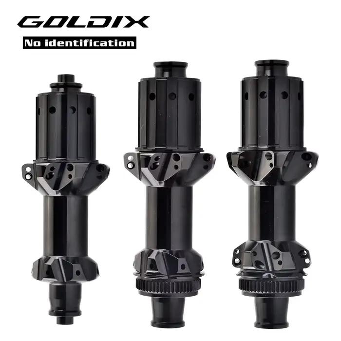 GOLDIX – moyeu de route ultraléger 21H/24H, rayons à traction droite, moyeu de frein en V, verrouill