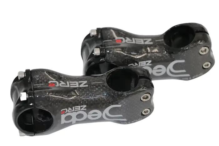 Tout nouveau JEDA argent 6 17 Angle route carbone tige de vélo 31.8*70-130mm 6 17 degrés VTT tige en